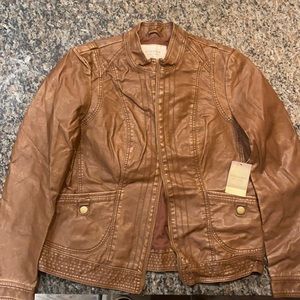 Faux leather Sonoma moto jacket from Kohl’s